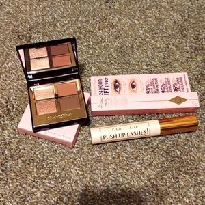 Charlotte Tilbury Pillowtalk in Dreams eyeshadow and Push Up Lashes Mascara
